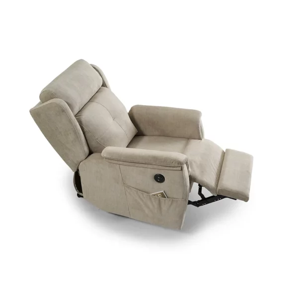 Sillón modelo MIL visto de lado abierto