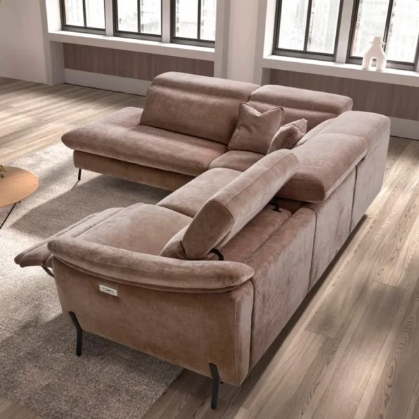 Parte trasera del sofá Relax modelo TE en un salón